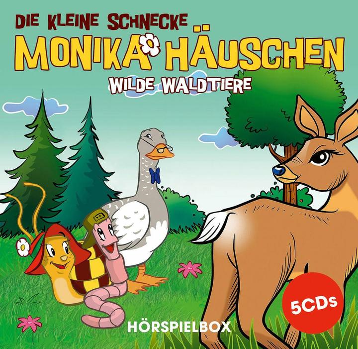 Actual product image Monika Huschen - Wild forest animals (The little snail Monika Häuschen, German)
