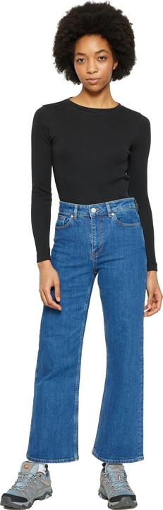 Produktbild KnowledgeCotton Apparel Rib Longsleeve Black (M)