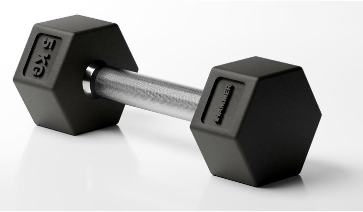 Actual product image Hammer Fitness HAMMER Kurzhantel Hexagon PRO 1 x 5 kg, Hantelart (1 x 5 kg)