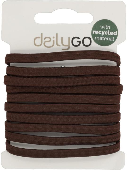 DailyGo Haargummi 10 Stück, Braun (Élastiques à cheveux)