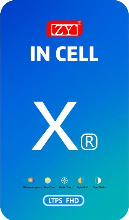 Produktbild Zy Display Unit für iPhone XR, In-Cell Version, Schwarz (Display, iPhone XR)