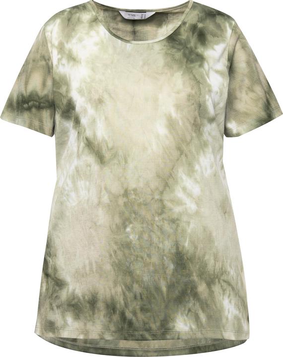 Produktbild Angel of Style T-Shirt, längere A-Linie, Batik-Muster, Rundhals, Halbarm (46)