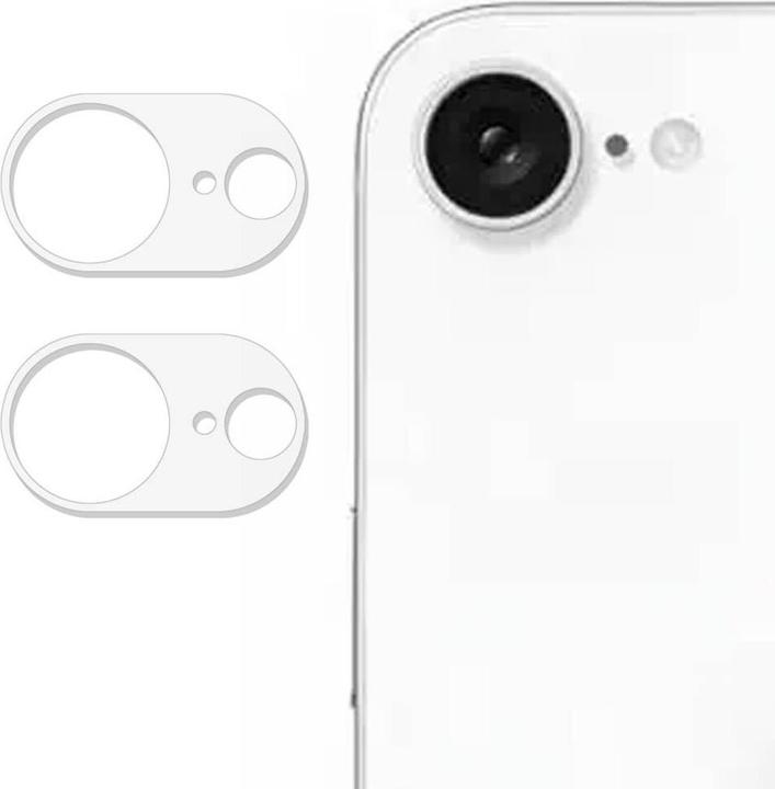 Produktbild Cover-Discount iPhone 16e - 2 Stk. Panzerglas Kamera (2 Stück, Apple iPhone 16e)