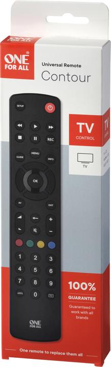 Actual product image One for All Contour (Universal remote control, Infrared)