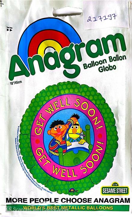 Immagine prodotto Sesame Street Get Well Soon! Palloncino di Stagnola