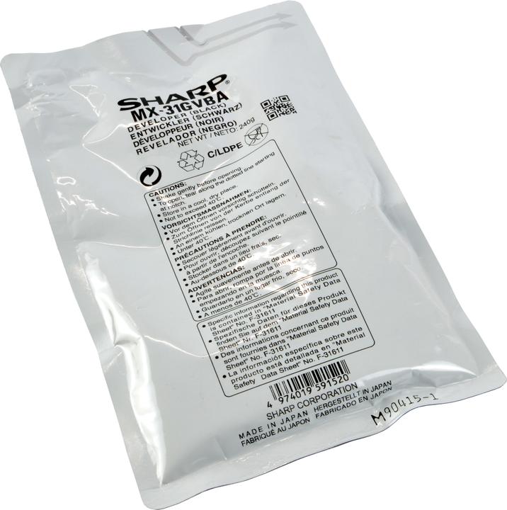 Produktbild Sharp MX-31GVBA Entwickler schwarz 100.000 Seiten Schwarz MX 2600 N 4100 (BK)
