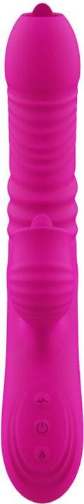 Actual product image Armony Fanny Multifunctional Double Tongue Vibrator Fuchsia Warming Effect