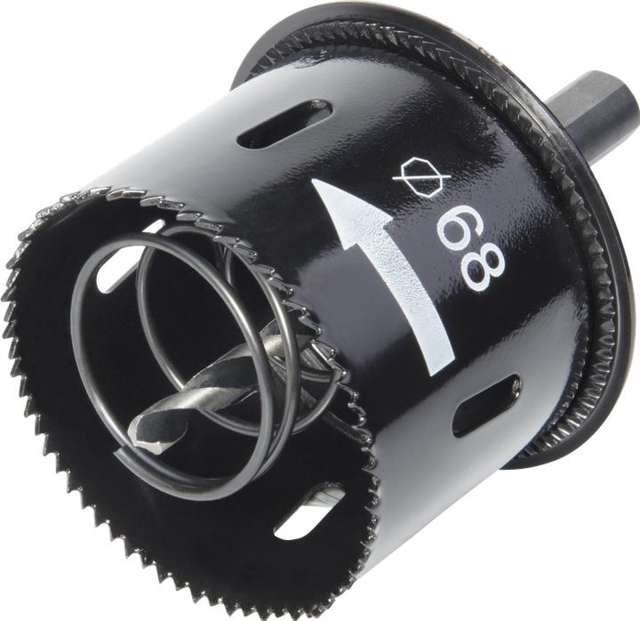 Produktbild wolfcraft 1 Lochsäge mit Auswerfer ø68 mm (12 mm)