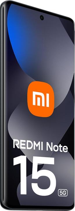 Actual product image Xiaomi Redmi Note 15 (512 GB, Black, 6.77", Hybrid Dual SIM, 5G)