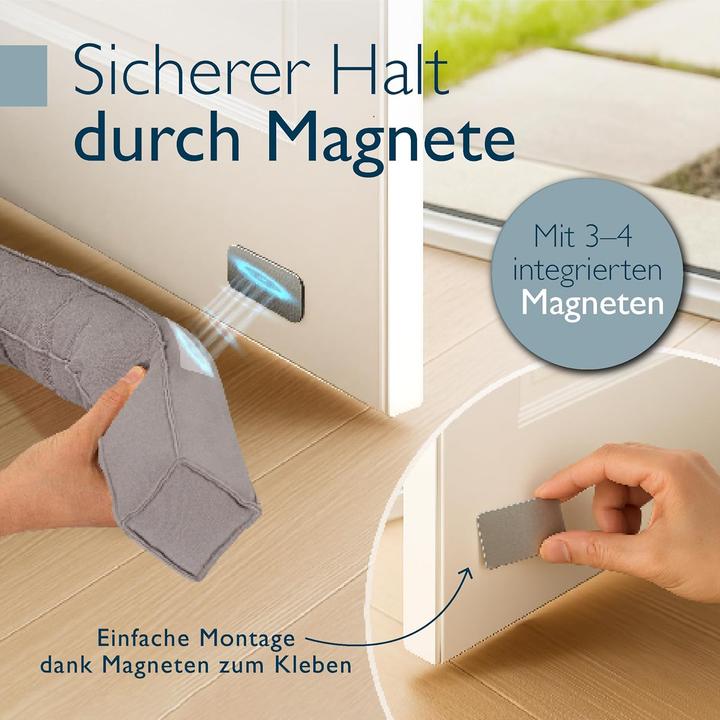 Immagine prodotto Beautissu Magnetischer Zugluftstopper für Türen und Fenster (1 pz.)