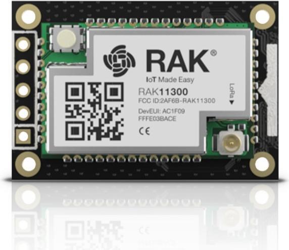 Actual product image RAK Wireless WisBlock Core RAK11310 with LoRa
