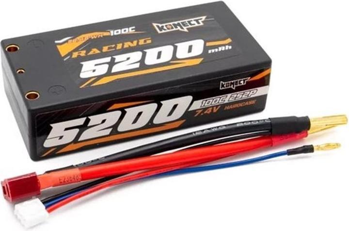 Produktbild Konect RC-Akku LiPo 5200 mAh 7.4 V 100C 2S2P (7.40 V, 5200 mAh)