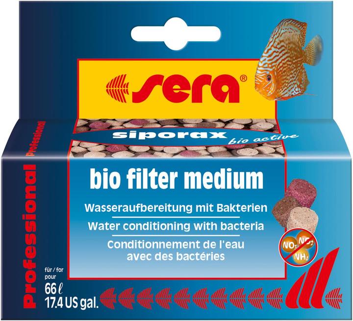 Sera siporax bio active Professional 35 g (Water treatment aquarium)