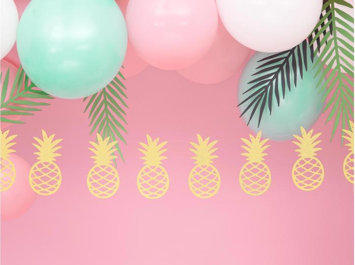 Image du produit Amscan Guirlande Ananas D'or 1.5m