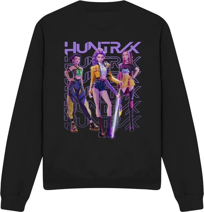 Image du produit K-Pop Demon Hunters - Sweat motif Huntr/X style Photo de groupe - Adulte (M)