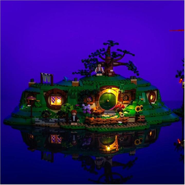 Actual product image Light my bricks LMB 2.0 LEGO® 10354# The Lord of the Rings The Shire Light Kit
