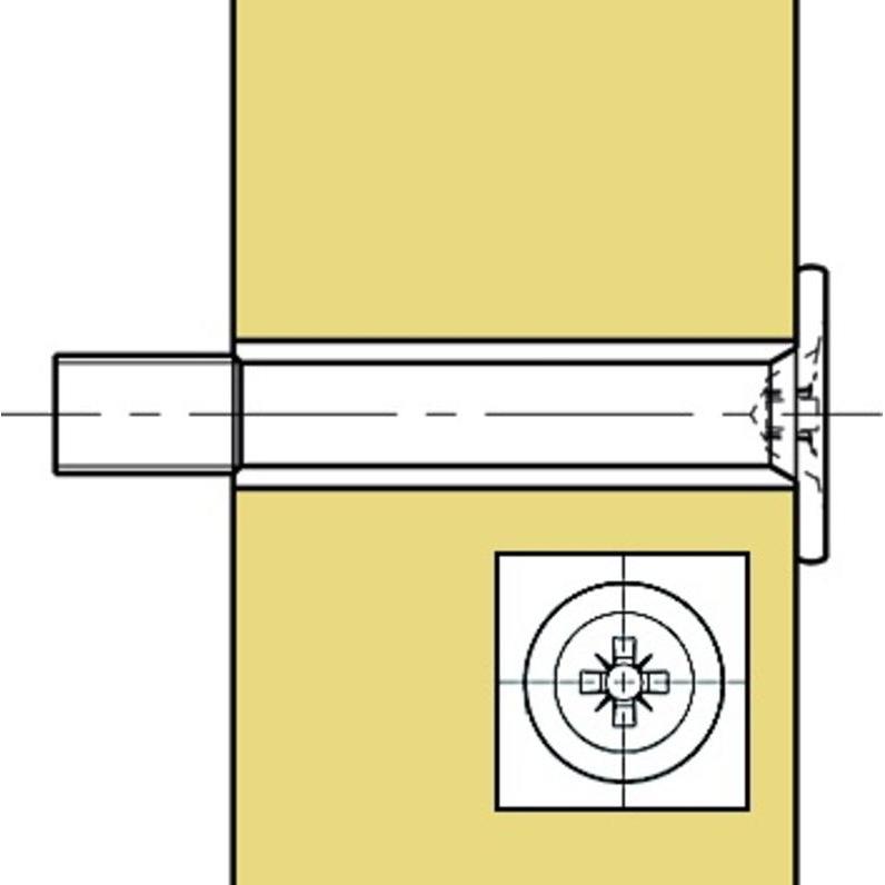 Werkstarck, Möbelgriff, Möbelgriffschrauben