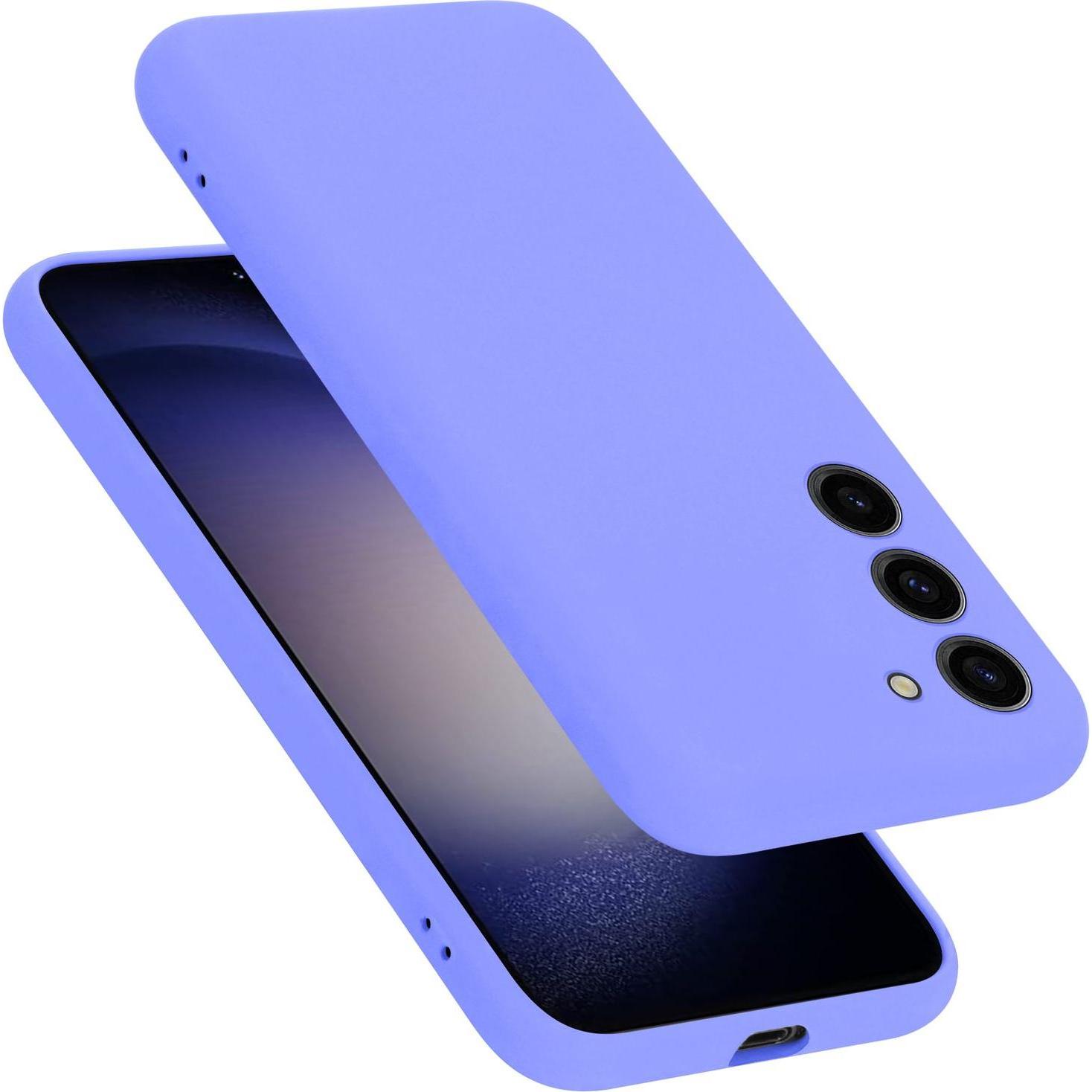 Thumbnail - Cadorabo HülleTPU im Liquid Schutz Case Silikon Design (Samsung Galaxy S24+), Smartphone Hülle, Violett