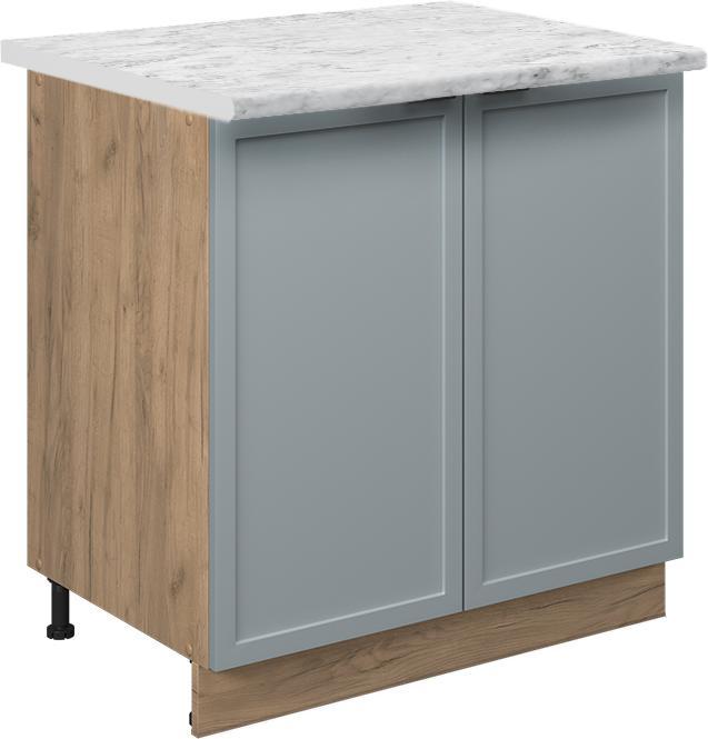 Blau, Goldkraft Eiche, hellblau-grau, Marble-Weiss