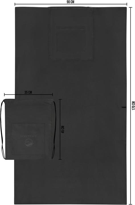 Produktbild Normani Badehandtuch mit Rucksackfunktion - 1912 (170 x 90 cm)