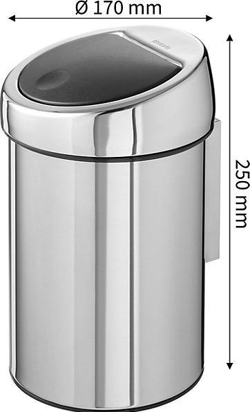 Actual product image Brabantia Touch Bin (3 l)