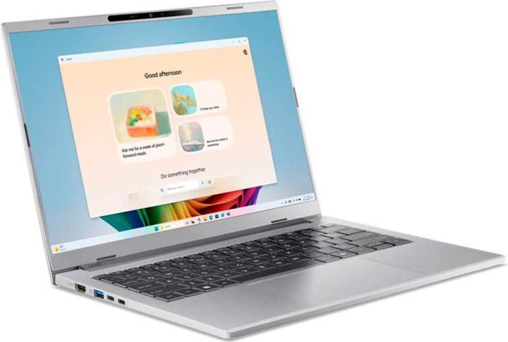 Actual product image Acer Aspire 14 AI OLED (A14-53M-71LQ) 14,0" WUXGA, OLED, Intel i7U-258V (47 TOPS), 32GB RAM, 1TB SSD (14", Intel Core Ultra 7 258V, 32 GB, 1000 GB, DE)