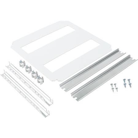 Ensto Wandschrank DIN-Schieneneinsatz Profilhöhe 14,5 mm 2 x 12 Modul DIN-Einsatz für 300 x 300 mm S, Elektronikzubehör ...