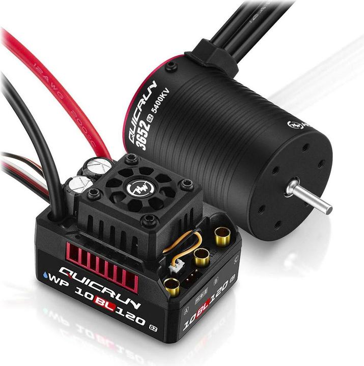 Image du produit Hobbywing Combo WP10BL120G2 avec 3652SL-5400KV-G2