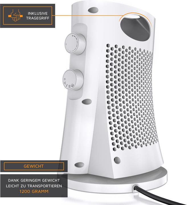 Image du produit Brandson Radiateur soufflant céramique 1500W (1500 W)