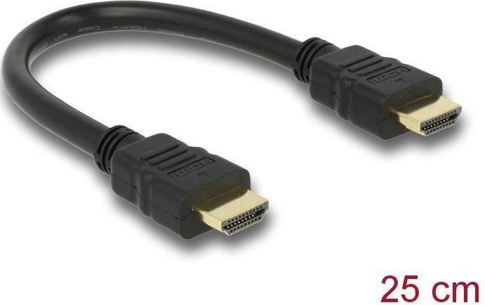 Actual product image Delock HDMI (Typ A) — HDMI (Typ A) (0.25 m, HDMI)