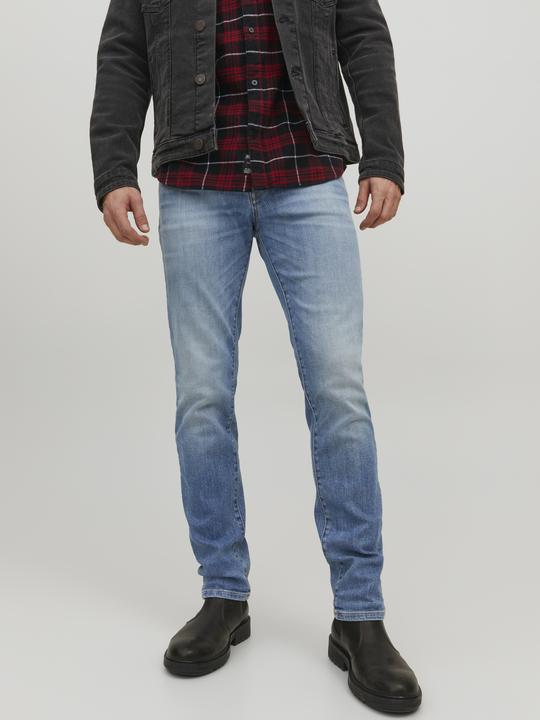 Produktbild Jack & Jones Davis Jeans Slim Straight Fit Med Blue (W33/L36)