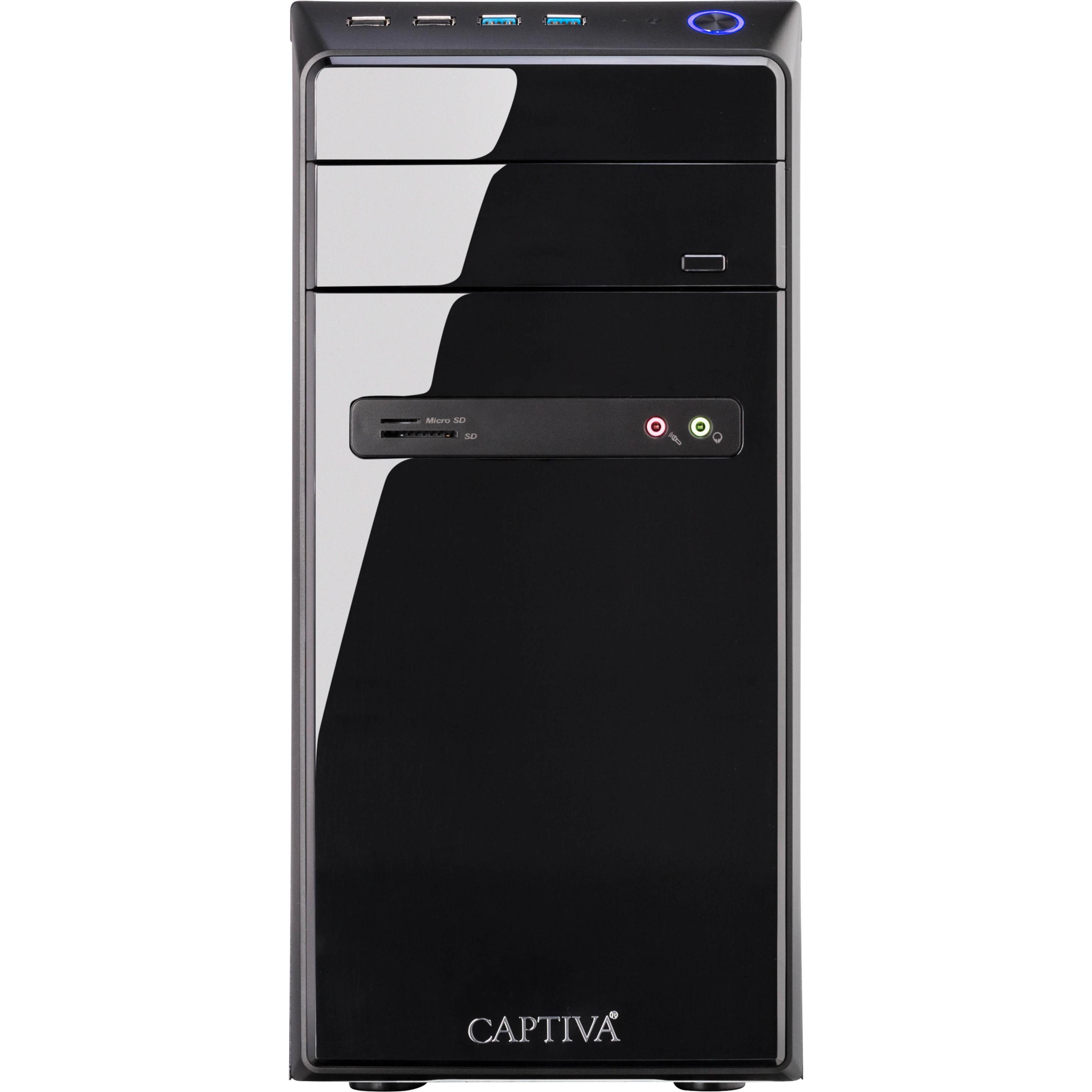 Captiva Power Starter I65-507 Core i5 UHD Graphics (Intel Core i5-11400, 16 GB, 1000 GB), PC, Schwarz