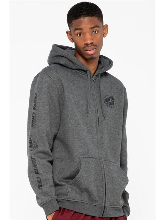Actual product image Santa Cruz Club Oval Dot Zip Hoodie (S)