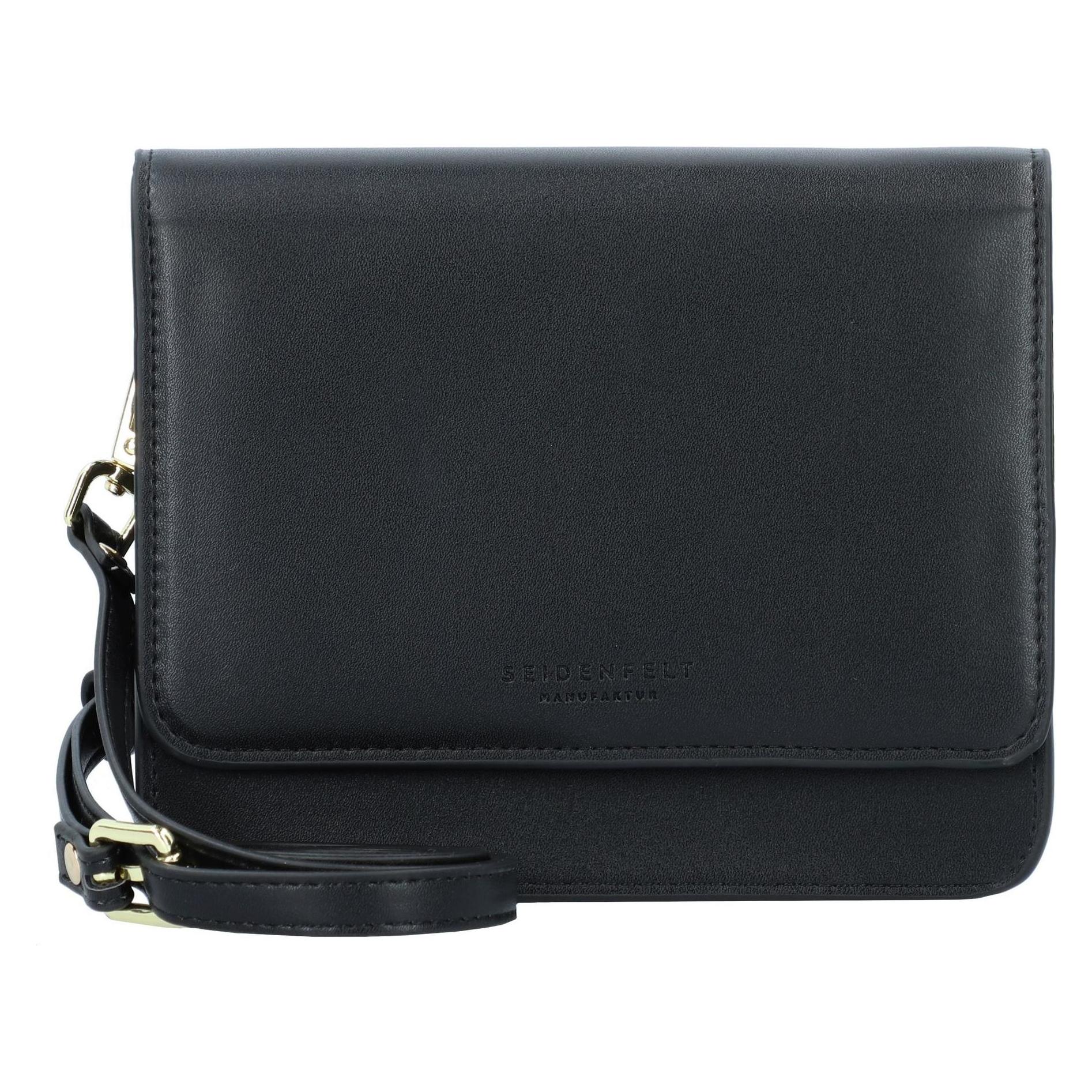 Seidenfelt, Handtasche, Nees Schultertasche 17 Cm, Schwarz