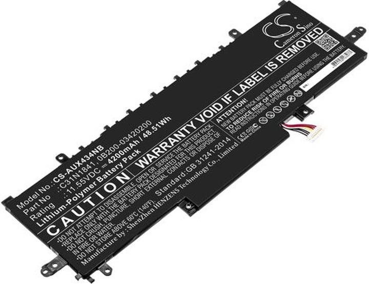 Image du produit NoName Batterie pour Asus ZenBook 14 UX434FL-AI034R etc.