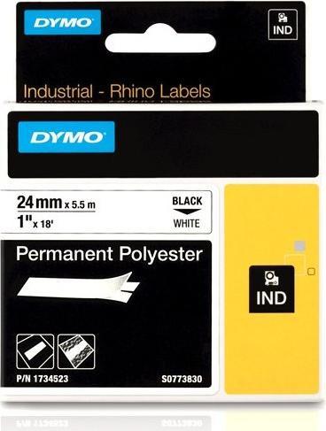 Produktbild Dymo Rhino ID1 Polyesterband, weiss (2.40 cm, Mehrfarbig)