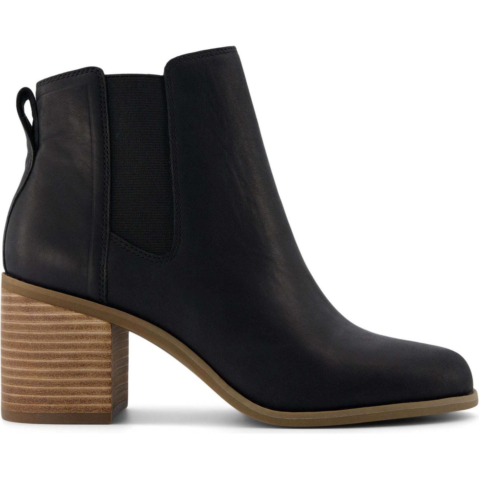Toms, Damen, Boots + Stiefel, Damen Chelsea-Boots Evelyn, Schwarz, (39)