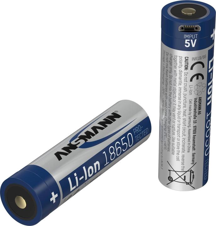 Actual product image Ansmann Li-Ion 18650 (1 pcs., 18650, 2500 mAh)