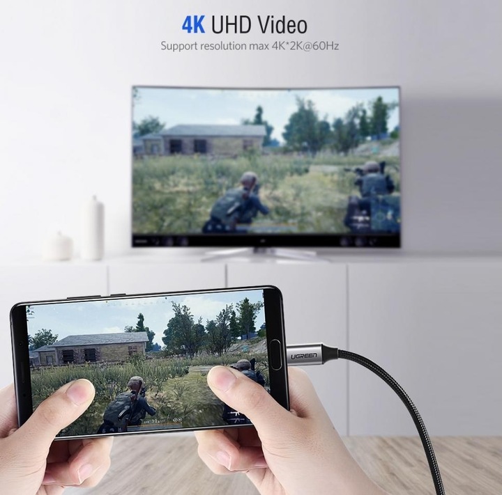 Actual product image Ugreen USB C – HDMI (1.50 m, HDMI)