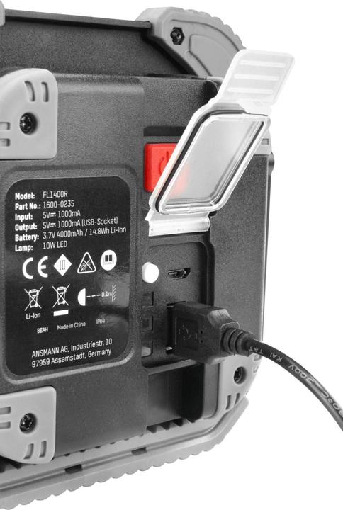 Actual product image Ansmann LED construction spotlight (1400 lm)