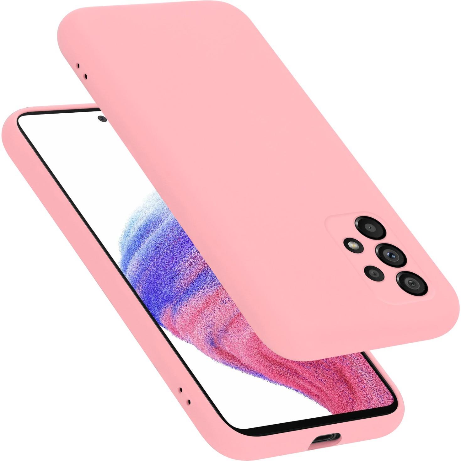 Cadorabo Liquid Case (Samsung Galaxy A53 5G), Smartphone Hülle, Rosa