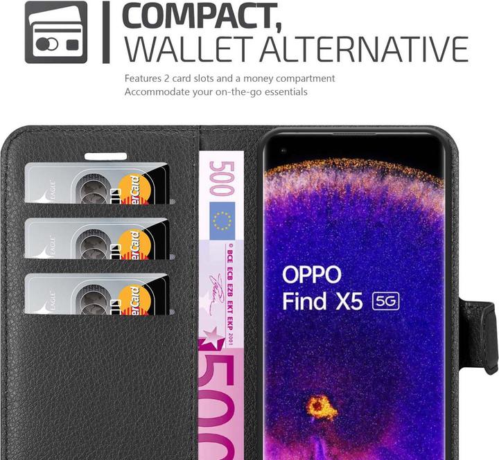 Immagine prodotto Cadorabo Custodia con supporto a libro per Oppo FIND X5 (Oppo trova X5)