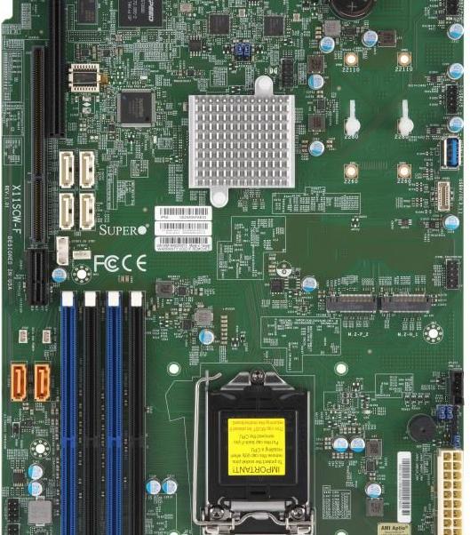 Supermicro Motherboard X11SCW-F (retail pack) (LGA 1151, Intel C246)