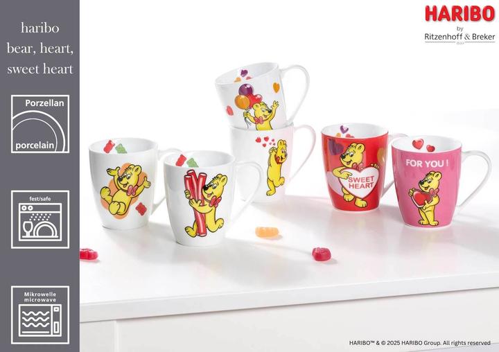 Produktbild Ritzenhoff & Breker Haribo Heart Becher (0.36 l, 6x)