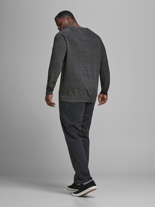 Actual product image Jack & Jones Round neck plus size sweater (5XL)