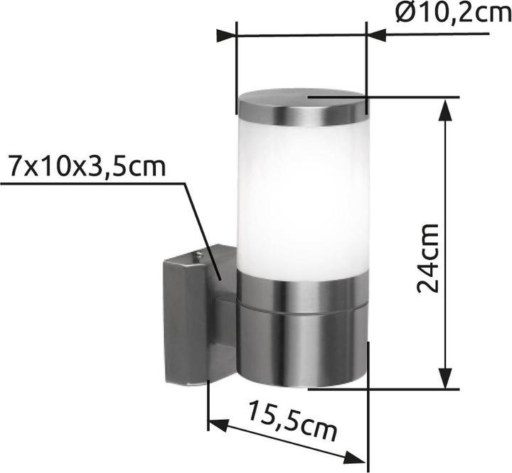 Image du produit Globo Lampe d'extérieur Xeloo (E27, IP44)