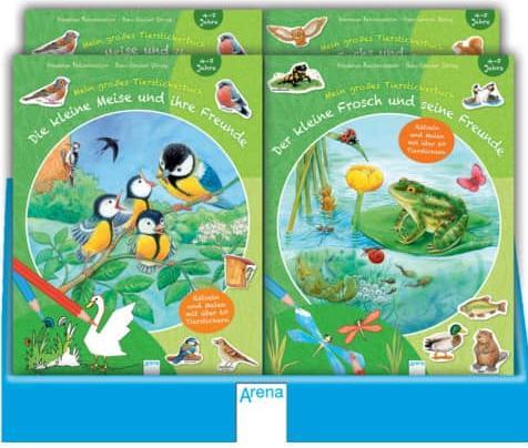 Immagine prodotto La cinciallegra e i suoi amici. Il mio grande libro di adesivi per animali