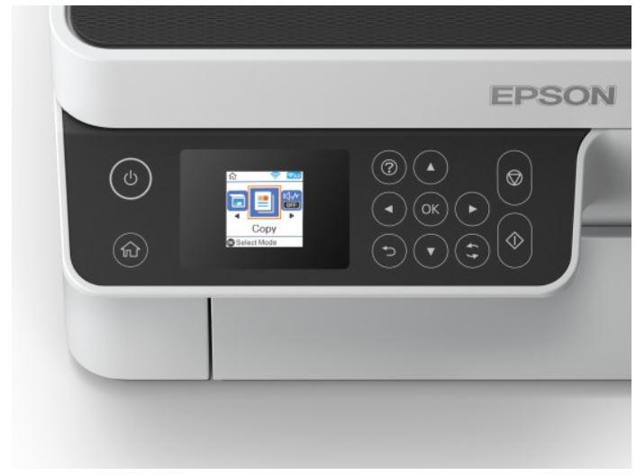 Image du produit Epson Imprimante compacte multifonction EcoTank M2120 Mono, jet d'encre, A4, Wi-Fi, blanc (Encre, Noir et blanc)