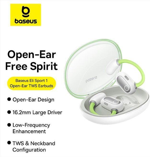 Actual product image Baseus Eli Sport 1 (No noise cancellation, 7.50 h, Wireless)