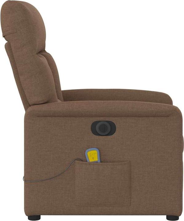 Immagine prodotto VidaXL Sedia da massaggio elettrica in tessuto marrone
